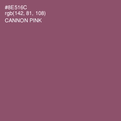 #8E516C - Cannon Pink Color Image
